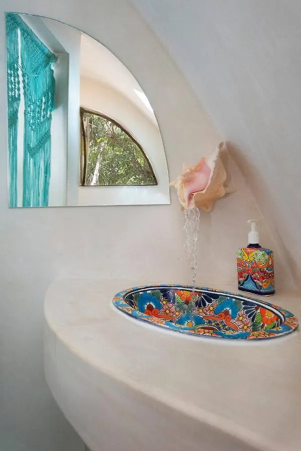 公寓 Unique Jungle Dome Ha With Kitchen